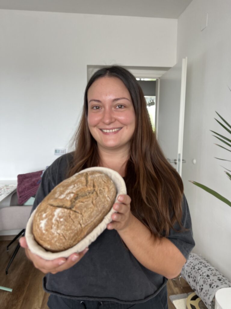 glutenfreies Buchweizen Sauerteig Brot